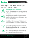 Leverage Automation Technologies to Save Time and Effort