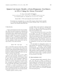 Quasi-Continuum Models of Low-Fkequency Oscillators in DNA