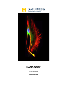 handbook - Cancer Biology