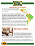 Cheese in Latin American Cuisine