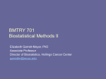 BMTRY 701 Biostatistical Methods II