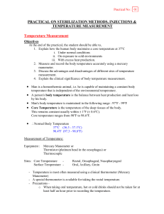 PRACTICAL ON STERILIZATION METHODS, INJECTIONS &amp