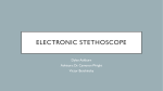 Electronic Stethoscope - Wyoming Scholars Repository