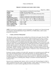 PROJECT INFORMATION DOCUMENT (PID)