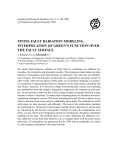 finite-fault radiation modeling, interpolation of green`s function over