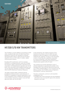 hf/ssb 5/10 kw transmitters