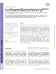 The rapidly emerging ESBL-producing Escherichia coli O25