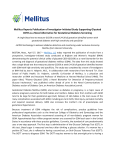 Mellitus Reports Publication of Investigator