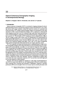 Optical Coherence Tomography Imaging in Developmental Biology