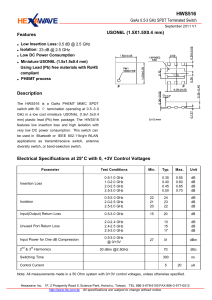 11111-HWS516 Data Sheet產品規格-E1