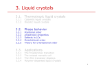 3. Liquid crystals