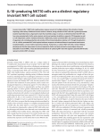 IL-10–producing NKT10 cells are a distinct regulatory invariant