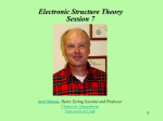Session7_new - Henry Eyring Center for Theoretical Chemistry
