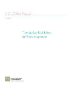 PCI White Paper | True Market-Risk Rates for Flood Insurance