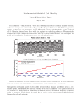 Mathematical Model of Cell Motility