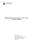 Relationships between Currency Carry Trade and Stock