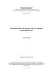 Proteomic characterization of host response to viral infection