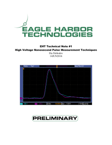 High Voltage Nanosecond Pulse Measurement Techniques