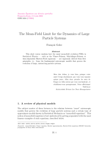 The Mean-Field Limit for the Dynamics of Large Particle