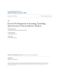 Recent Developments in Scanning Tunneling Spectroscopy of