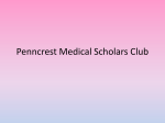 Penncrest Medical Scholars Club
