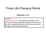 Three Life-Changing Words - Seymour Church of Christ