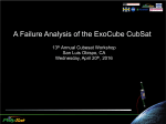 5_A Failure Analysis of the Exocube Cubesat