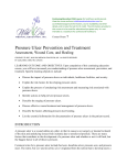 Pressure Ulcer Prevention and Treatment CEU Course