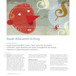 Asset Allocation Is King