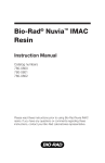 Bio-Rad® Nuvia™ IMAC Resin