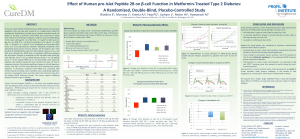 Effect of Human pro-Islet PepMde 2B on β