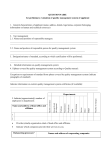 QUESTIONNAIRE for preliminary evaluation of quality management