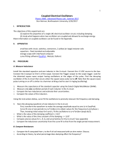 Coupled Electrical Oscillators