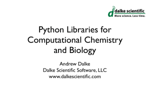 Python Libraries for Computational Chemistry and Biology