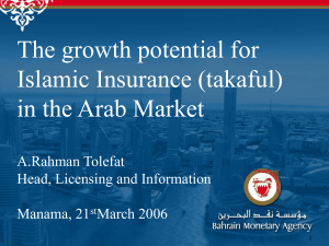 Growth Factors for Family takaful?
