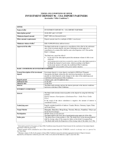 investment deposit 96 – usa import partners