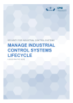 manage industrial control systems lifecycle
