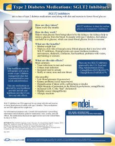 Type 2 Diabetes Medications: SGLT2 Inhibitors