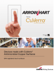 Devices made with CuVerro® Antimicrobial Copper Surfaces