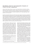 Quantitative Trait Loci and Comparative Genomics of Cereal Cell