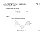 15-1 Alternating Current Electricity