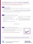 A 3-step process to confirm access to Saxenda®