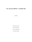 The American (Birth): A Valuable Pain