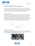 Torque‐Speed Measurements