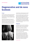 Degenerative and de novo Scoliosis