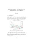 Bessel Functions and Their Application to the Eigenvalues of the