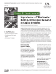 Importance of Wastewater Biological Oxygen Demand in Septic