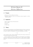 Electron Diffraction - NUS Physics Department