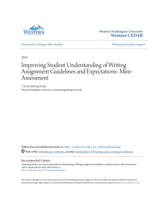 Improving Student Understanding of Writing