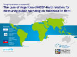 The case of Argentina-UNICEF-Haiti relation for measuring public